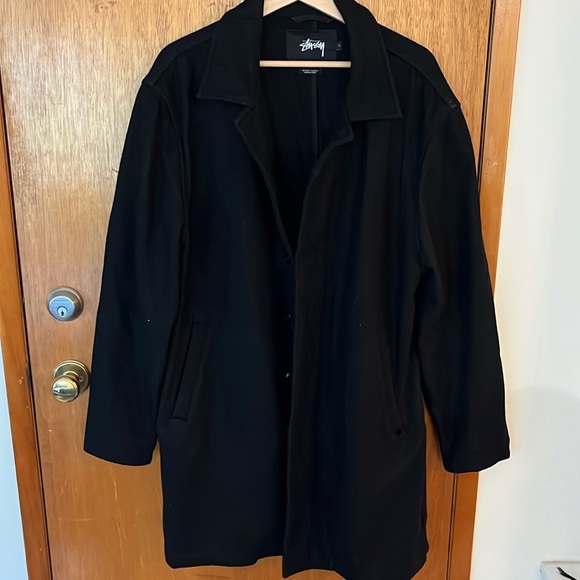 Stussy Other - Stüssy black wool coat